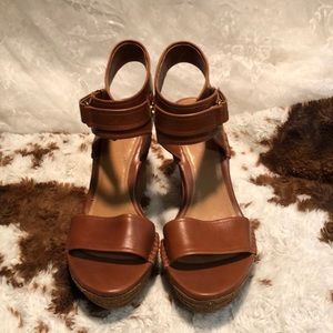Ugg brown wedge sandals